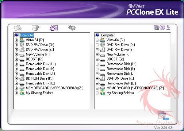 pcclone ex lite software wanlongxin